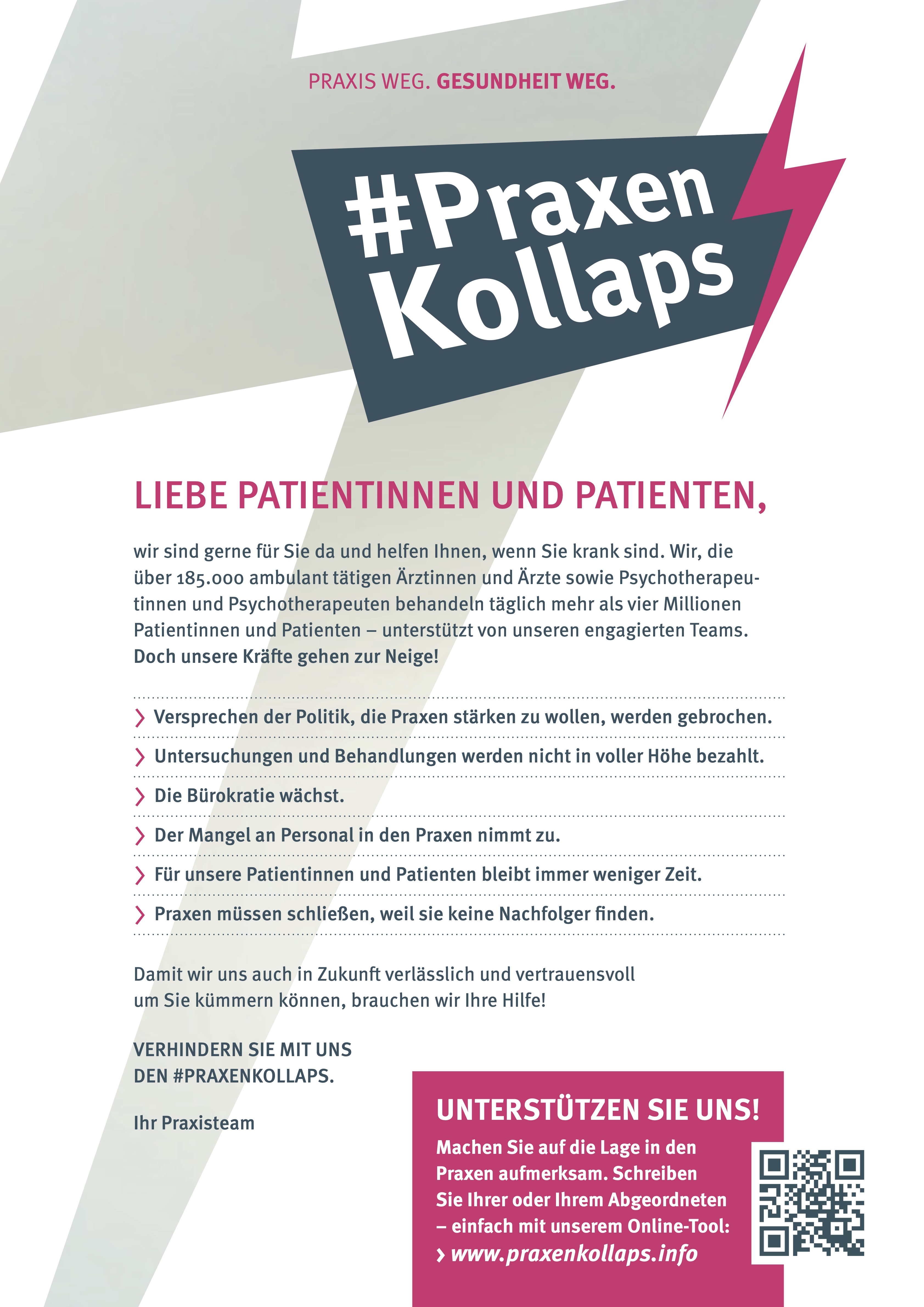 Aktuelle Aktion #PraxenKollaps